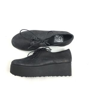 New Stiu Womens Platform Oxford Shoes  Leather